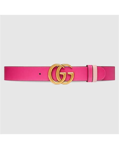 gg marmont reversible wide belt.